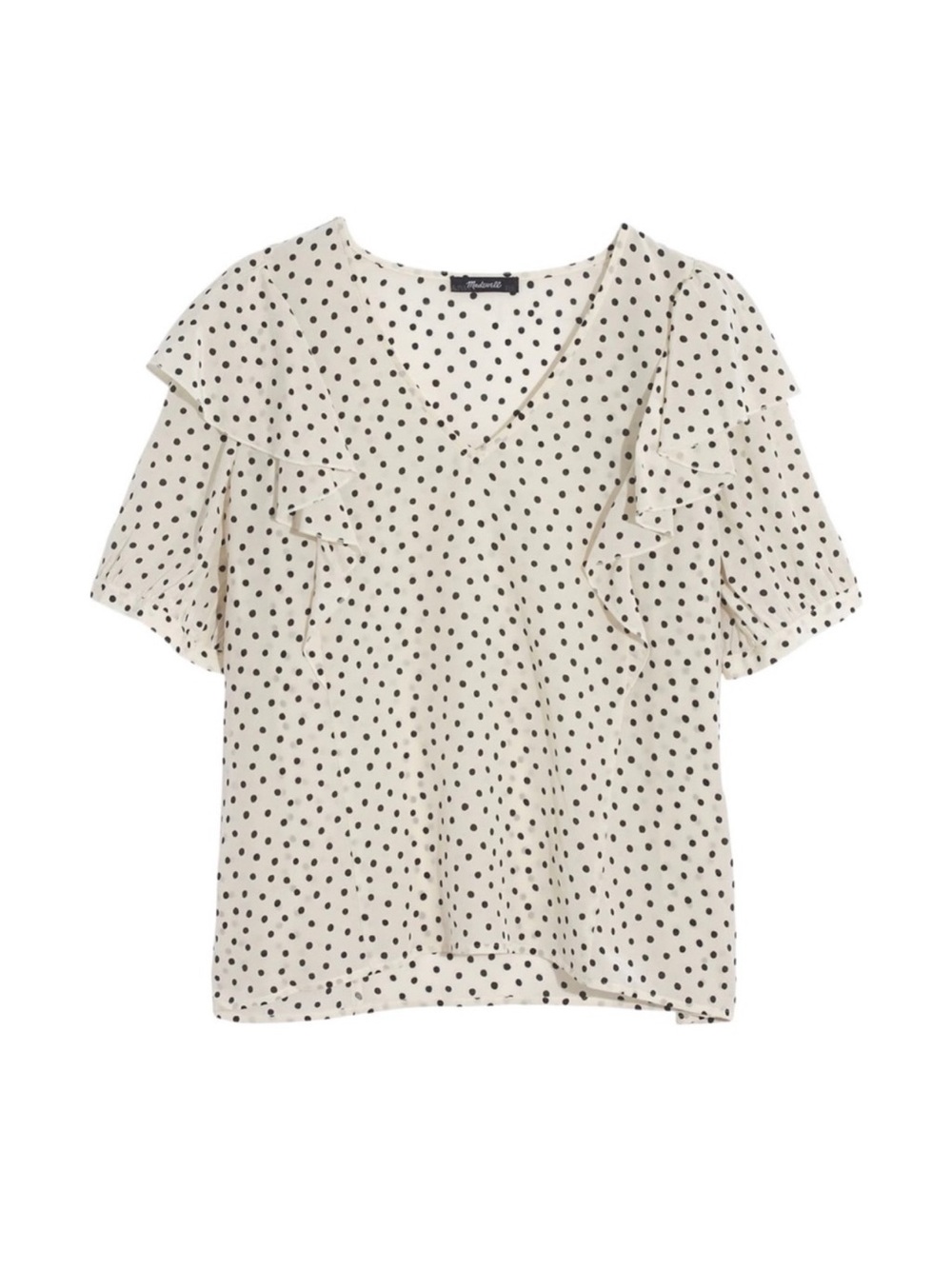 Madewell washable silk top size M